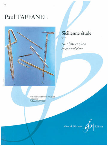 Taffanel Paul - Sicilienne Etude Op.7 - Flute / Piano