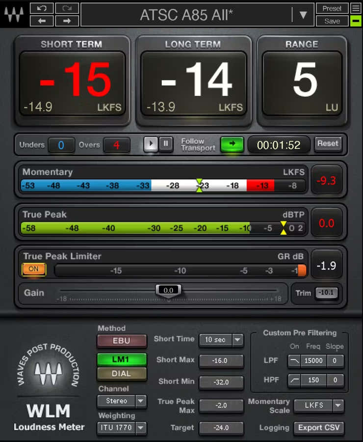 Wlm Plus Loudness Meter