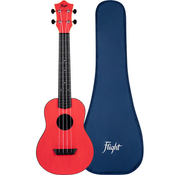 Tuc35 Travel Concert Ukulele - Red