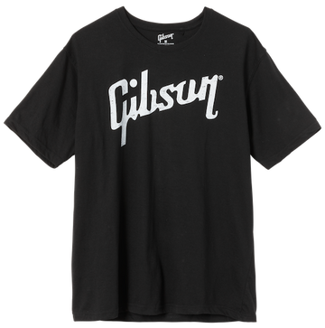 "L" Lifestyle Distressed Gibson Logo T Black