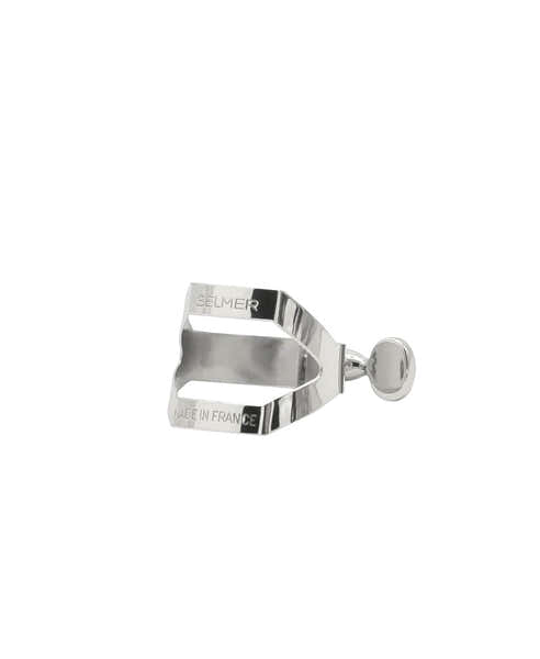 ALTO SAXOPHONE LIGATURE SILVER-PLATED (EBONITE MOUTHPIECE)