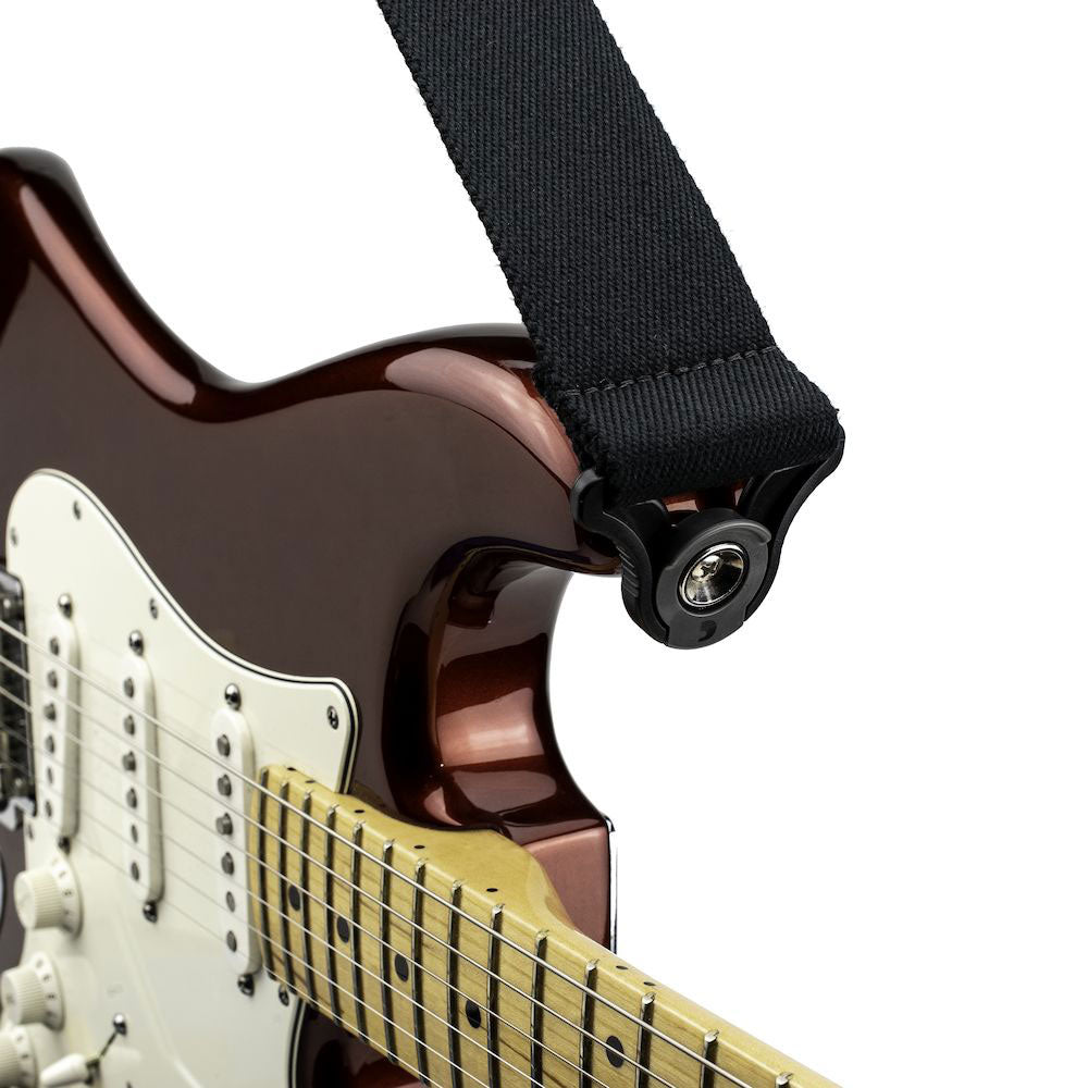 Auto Lock Guitar Strap Skater Black