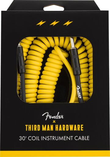 30' Coil Cable Fender x Third Man Hardware Yellow