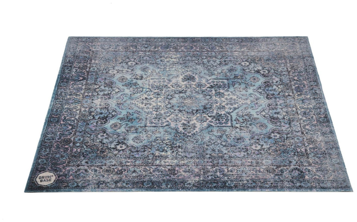 RWP185-TRQ - Pro X-Heavy 7kg Road Worn Turquoise Persian - Drum Mat 1.85 x 1.60m
