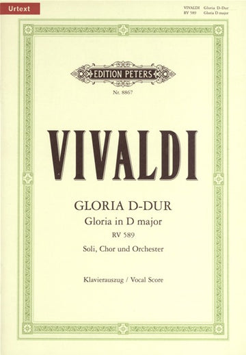 Vivaldi Antonio - Gloria In D RV 589 - Mixed Choir