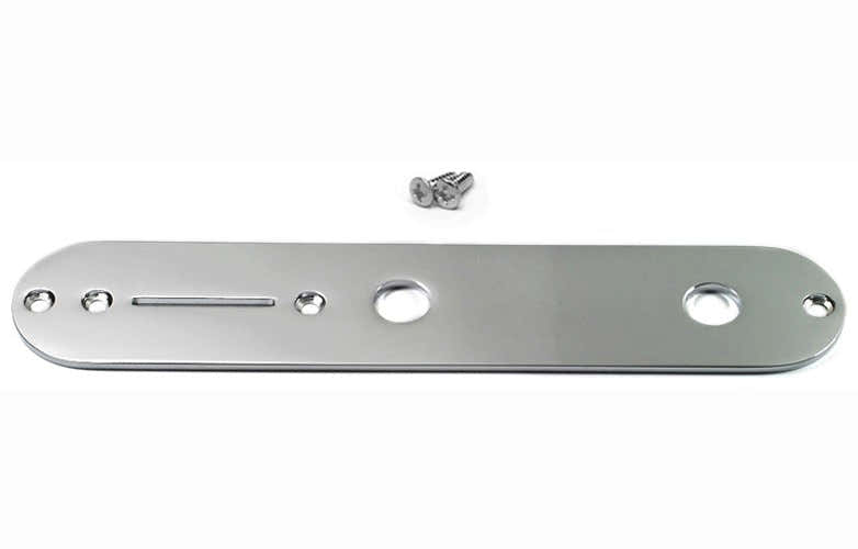 GOTOH TELE CONTROL PLATE CHROME (HOLES 9.6MM)