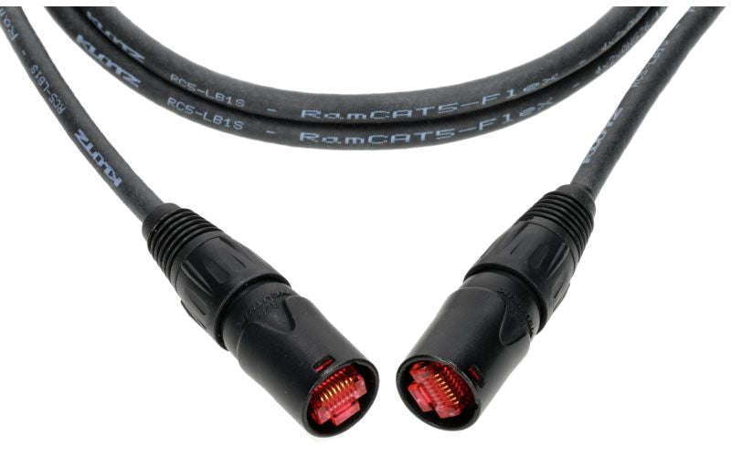 RAMCAT5 CABLE 1 M BLACK,ETHERCON - ETHERCON