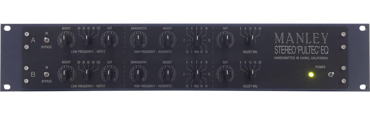 Manley Studio equalizers
