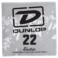Dunlop ELECTRIC STRINGS NICKEL PLATED STEEL UNIT ROUND THREAD 022