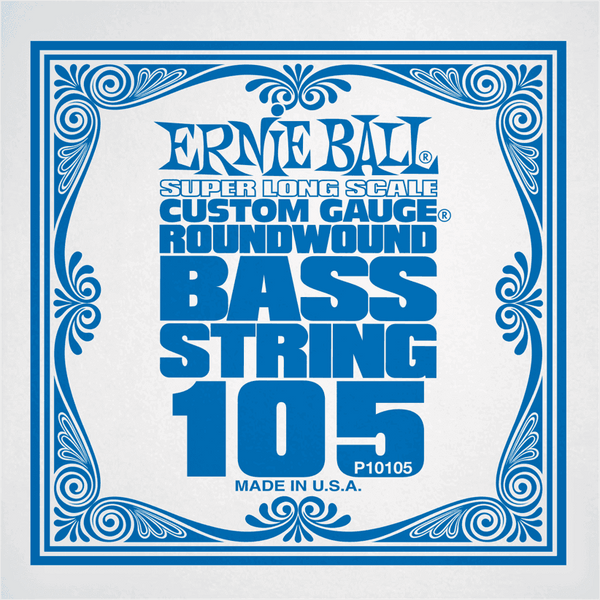Ernie Ball .105 SUPER LONG SCALE NICKEL WOUND ELECTRIC BASS STRING SINGLE