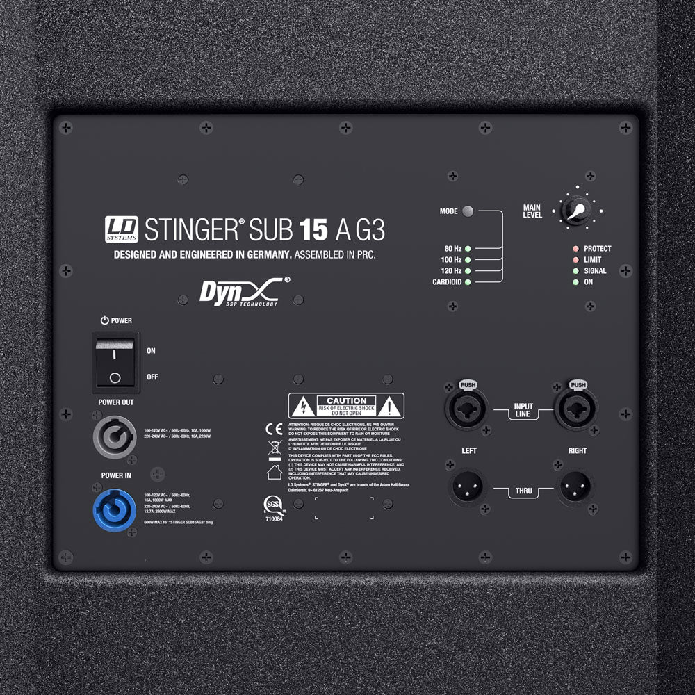 LDESUB15AG3 - Active subwoofer 15 inches