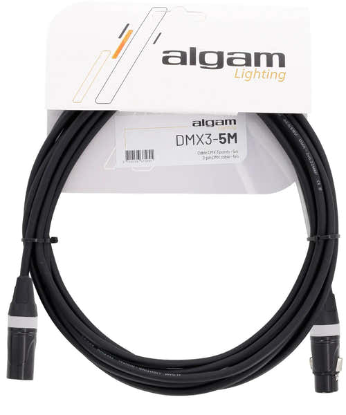 Algam Lighting DMX 3-point cable - 5M