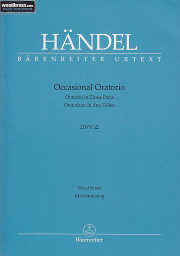 HANDEL - OCCASIONAL ORATORIO HWV 62
