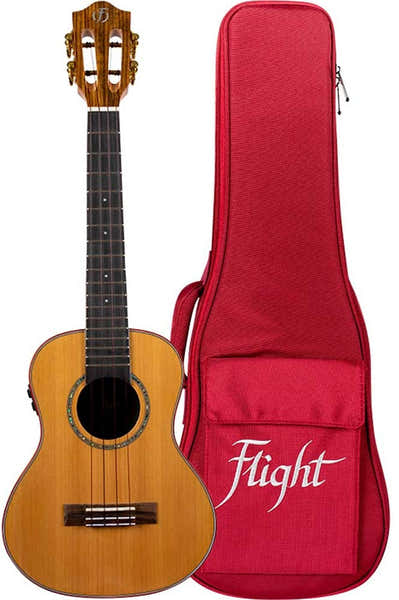 Flight: Diana Tenor Electro Ukulele - SoundWave PU -