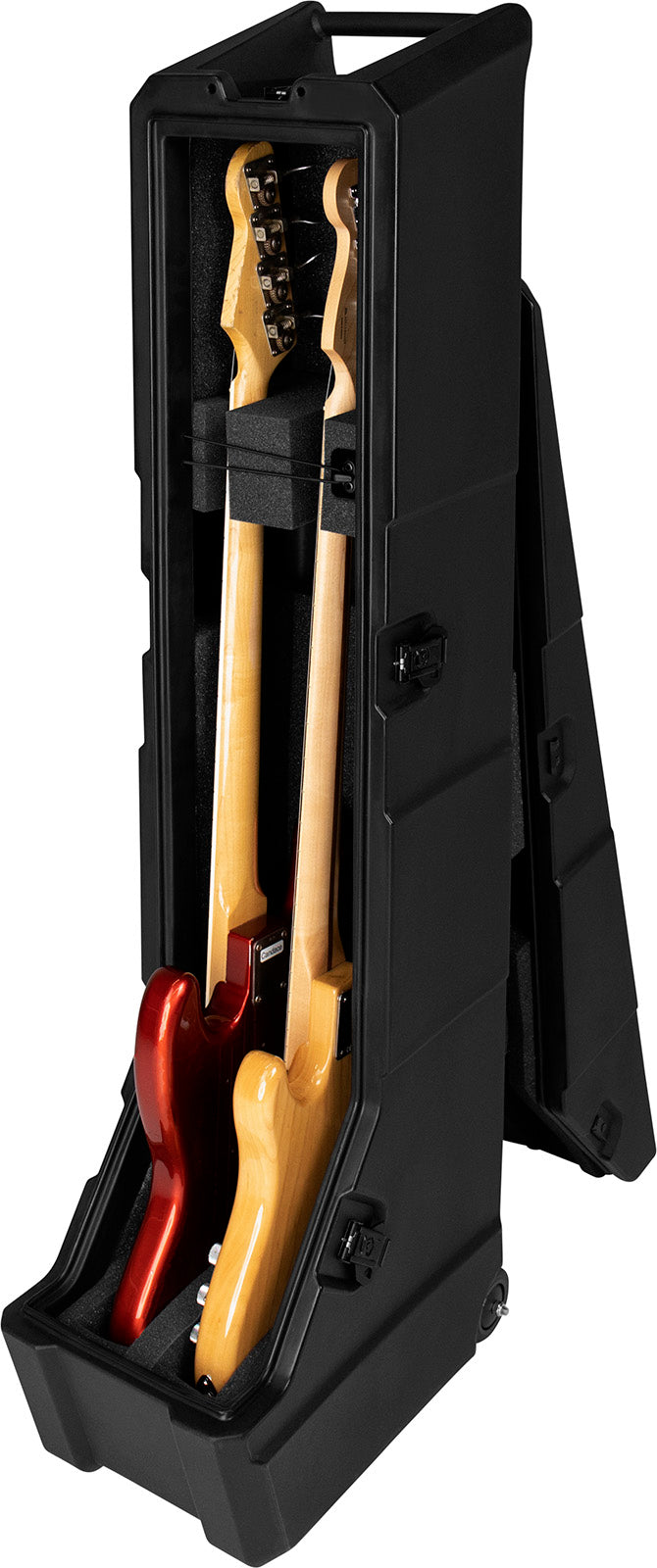 Mini Vault Molded Polyethylene Case For Two Electric Basses