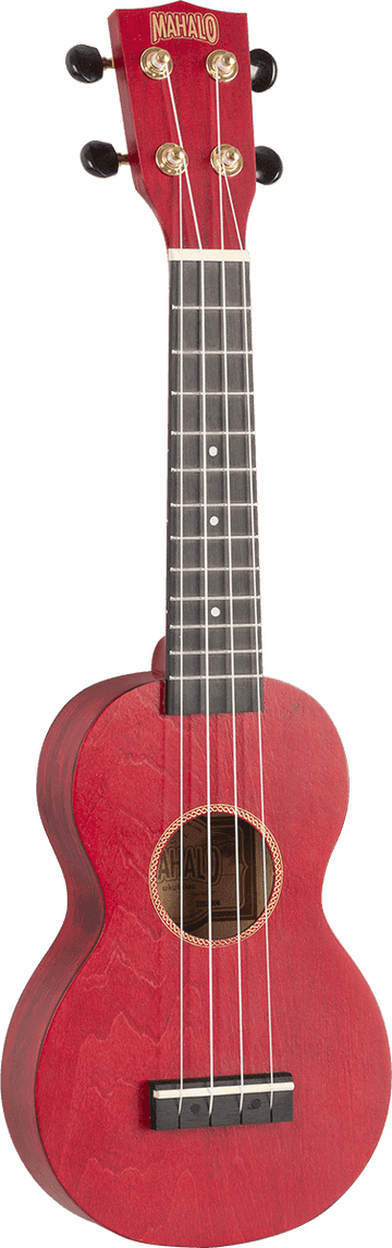 Soprano Ukulele Slim Satin Red + Gig Bag