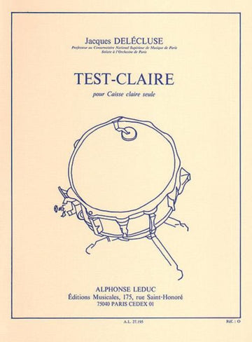 DELECLUSE JACQUES - TEST-CLAIRE