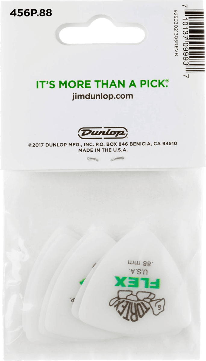 6 x 0,88mm Tortex Flex Triangle