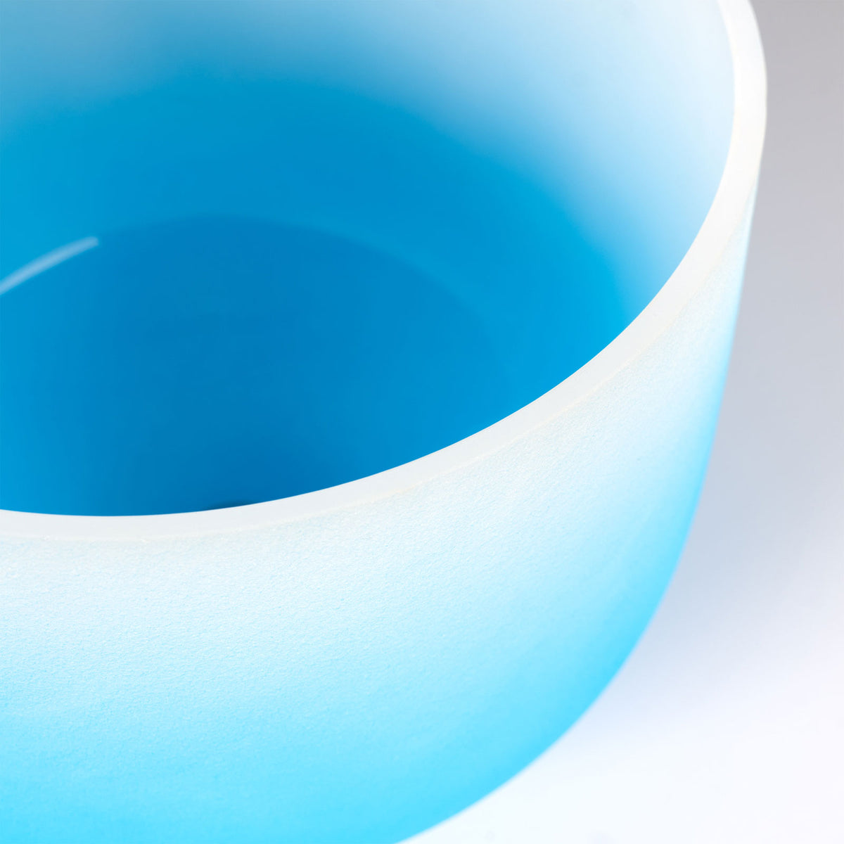 Crystal Singing Bowl Chakra 10" - Blue Throat G (432 Hz)