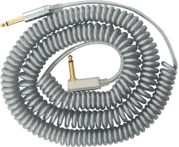 VCC90 COILED JACK CABLE 9M GREY