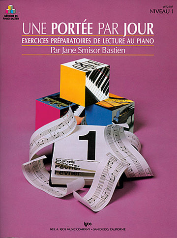 Bastien Jane Smisor - Une Portee Par Jour Vol. 1 - Piano