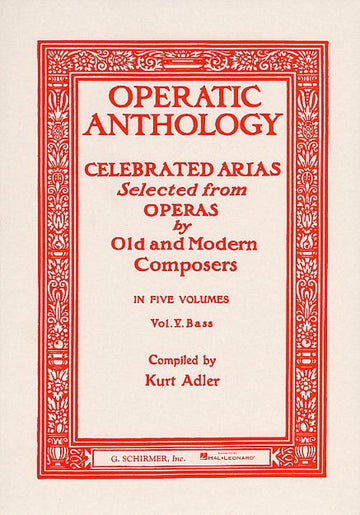Operatic Anthology Vol.5 - Basse et Piano