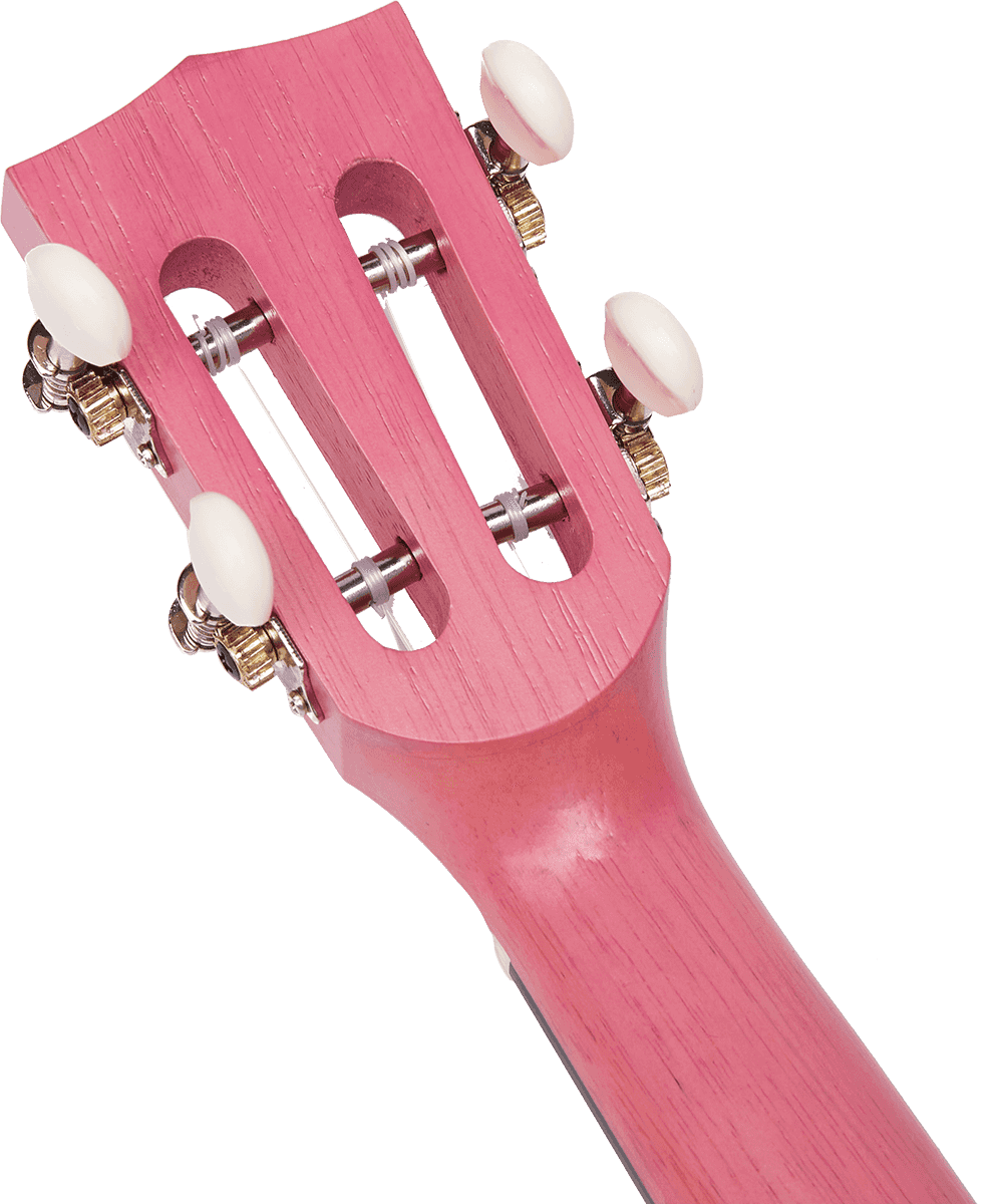 Ukulele Island Concert Coral Pink + Cover