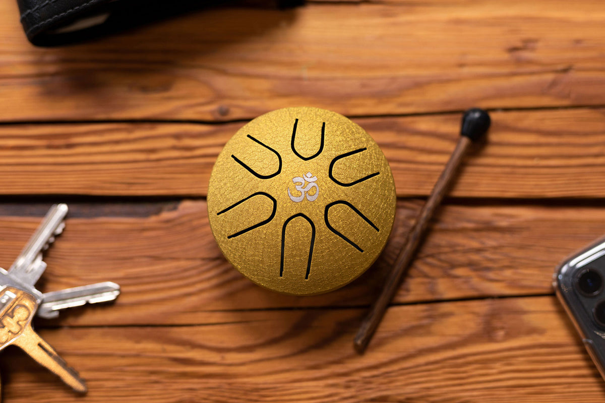 MEINL SONIC ENERGY POCKET STEEL TONGUE DRUM A MAJOR GOLD