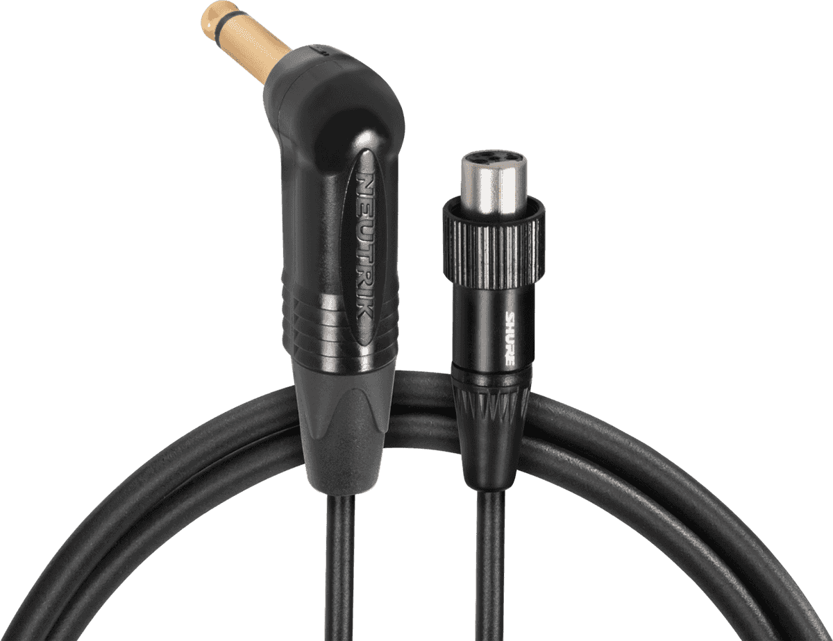 CABLE TQG-JACK ANGLED 6,35MM LOCKABLE