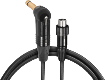 CABLE TQG-JACK ANGLED 6,35MM LOCKABLE