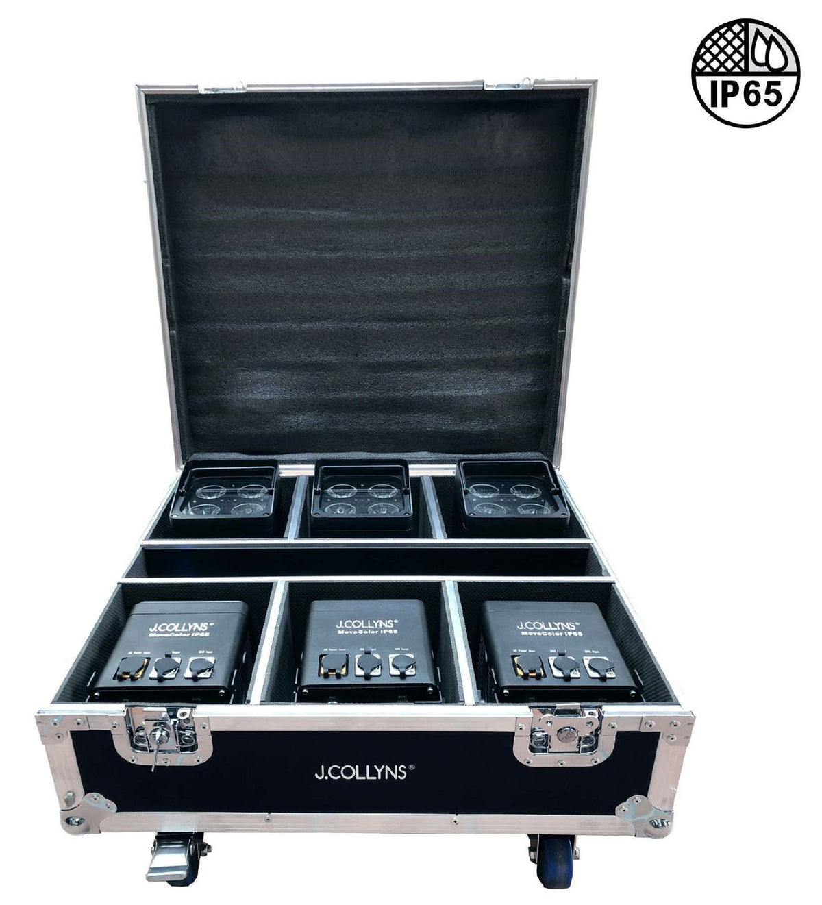 Pack Movecolor IP65 + Flight case