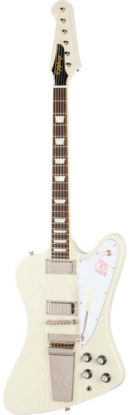 Epiphone Firebird V 1963 Reissue Maestro Vibrola Polaris White IBGCS