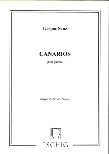 SANZ - CANARIOS - GUITARE