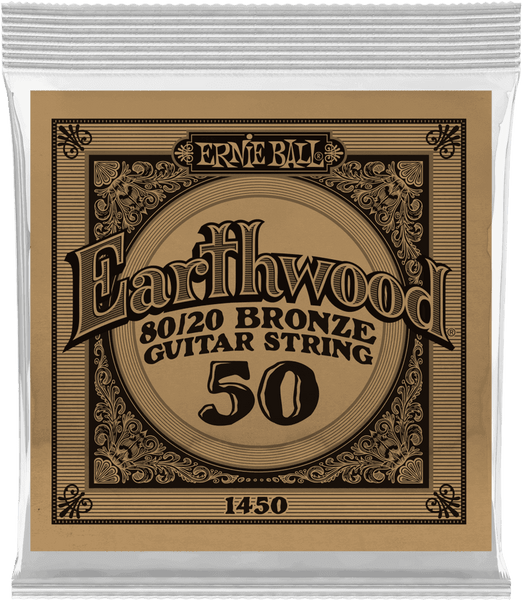 .050 EARTHWOOD 80/20 BRONZE ACOUSTIC GUITAR STRINGS
