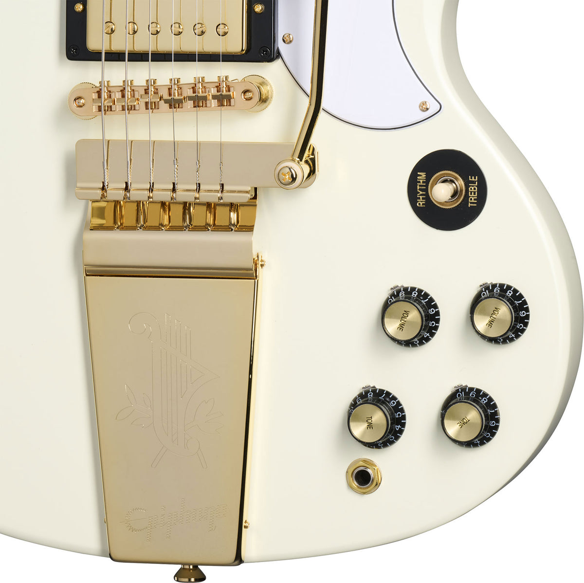 Les Paul SG Custom 1963 Maestro Vibrola Classic White IBGCSO