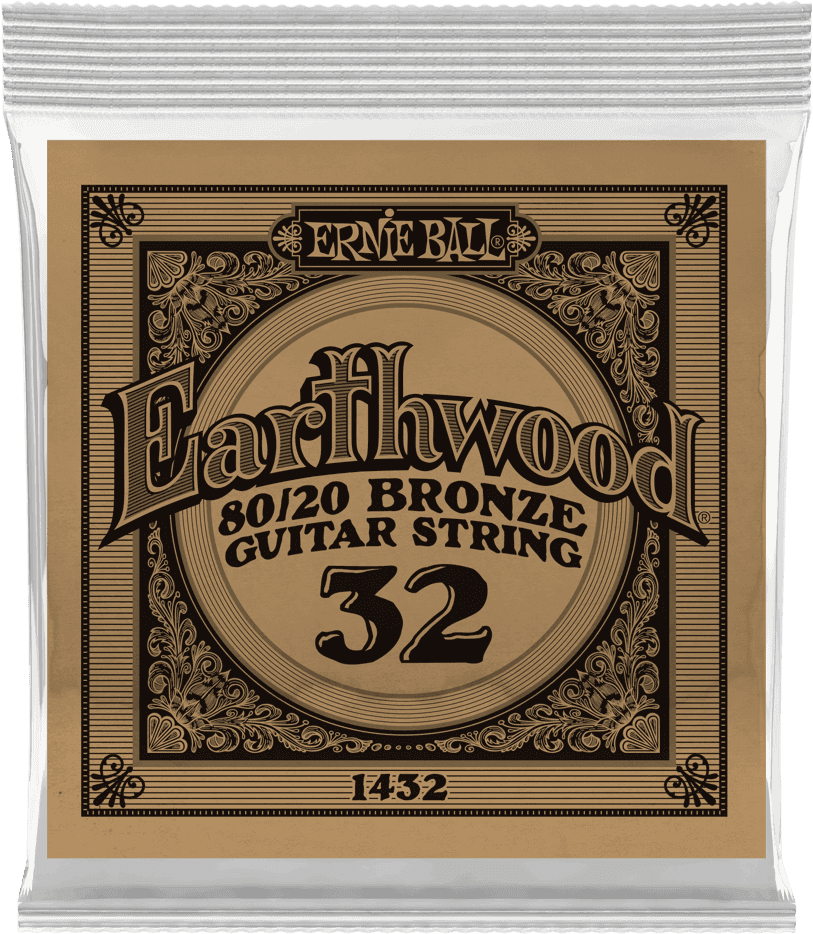 .032 EARTHWOOD 80/20 BRONZE ACOUSTIC GUITAR STRINGS