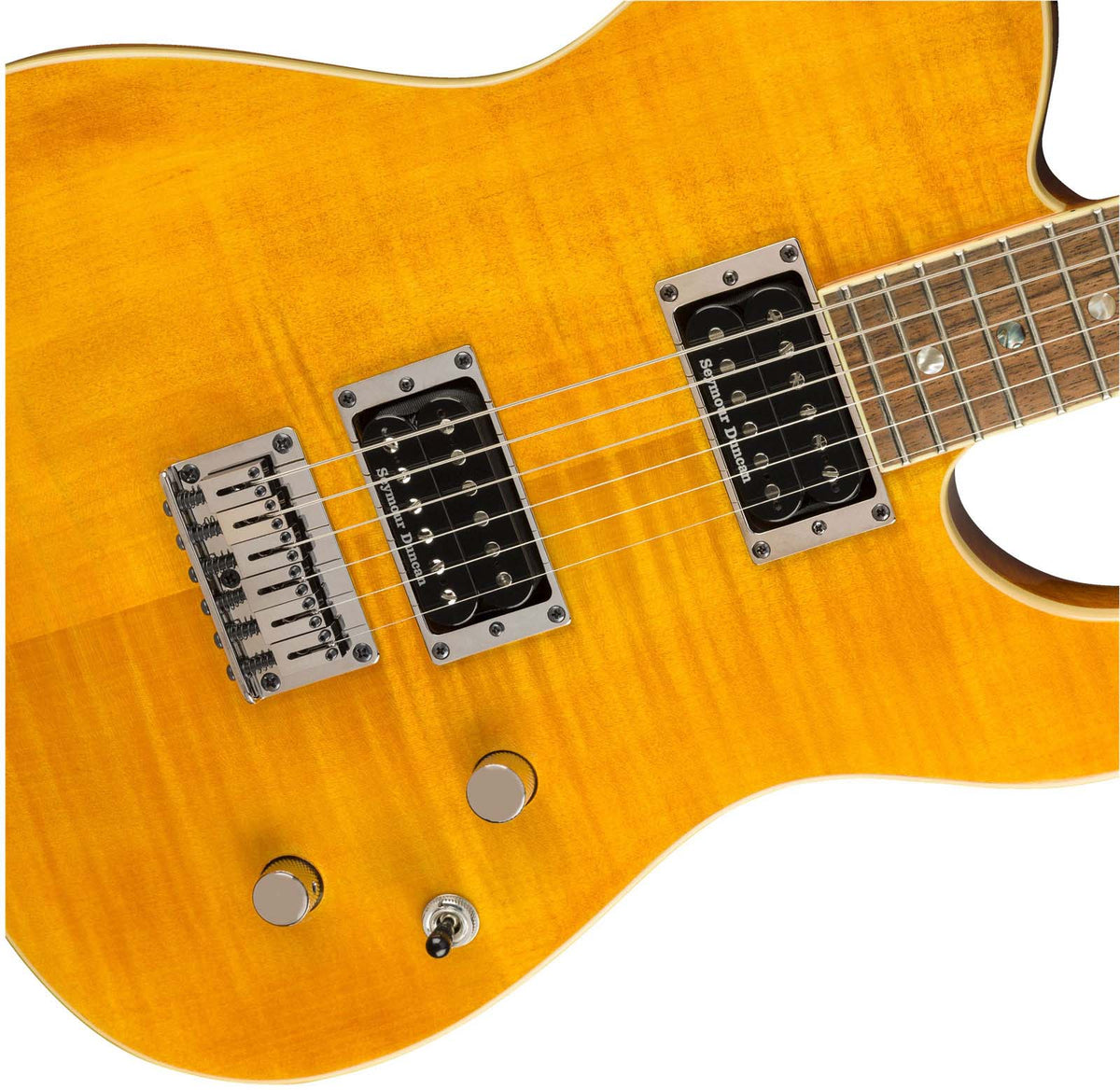 Telecaster Fmt Hh Custom Lrl Ltd Amber - Refurbished