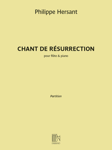 Hersant Philippe - Chant De Resurrection - Flute & Piano