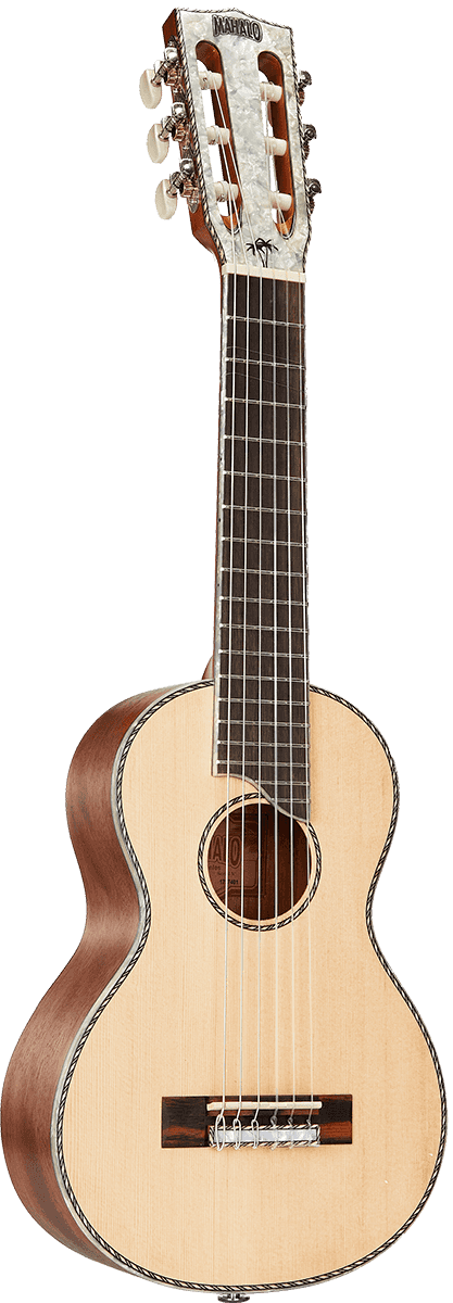 Guitalele Natural Pearl Head + Cover
