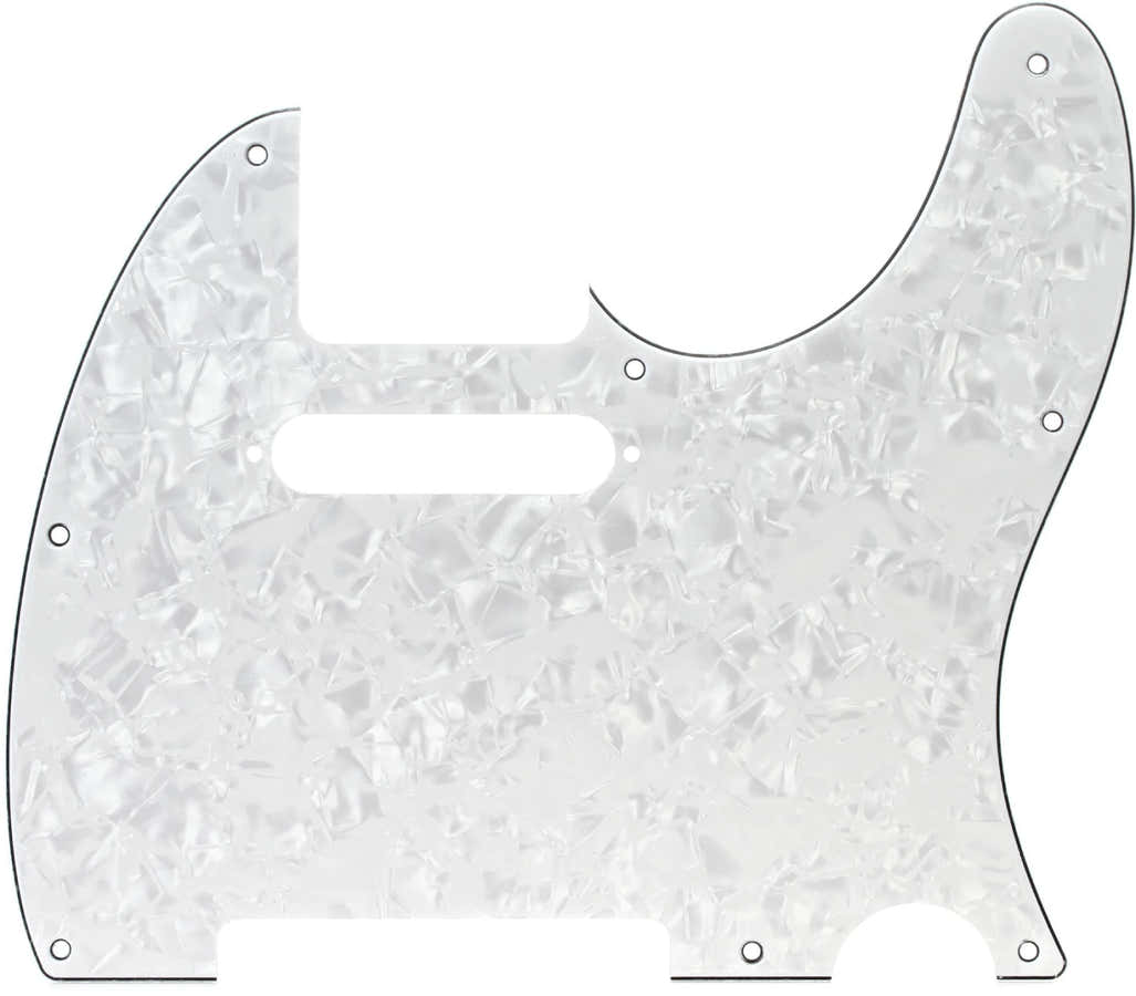 Pickguard Tele White Pearl