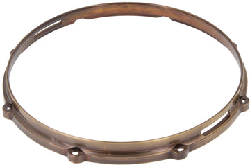 Hdc3-13-8Svbb 13" 8 Holes Snare Side 3Mm Die Cast Drum Hoop Vintage Brushed Brass