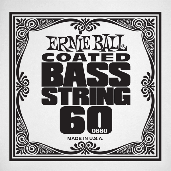 Ernie Ball .060 COATED NICKEL WOUND ELECTRIC BASS STRING SINGLE