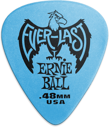 EVERLAST PICKS 12-PACK BLUE .48MM