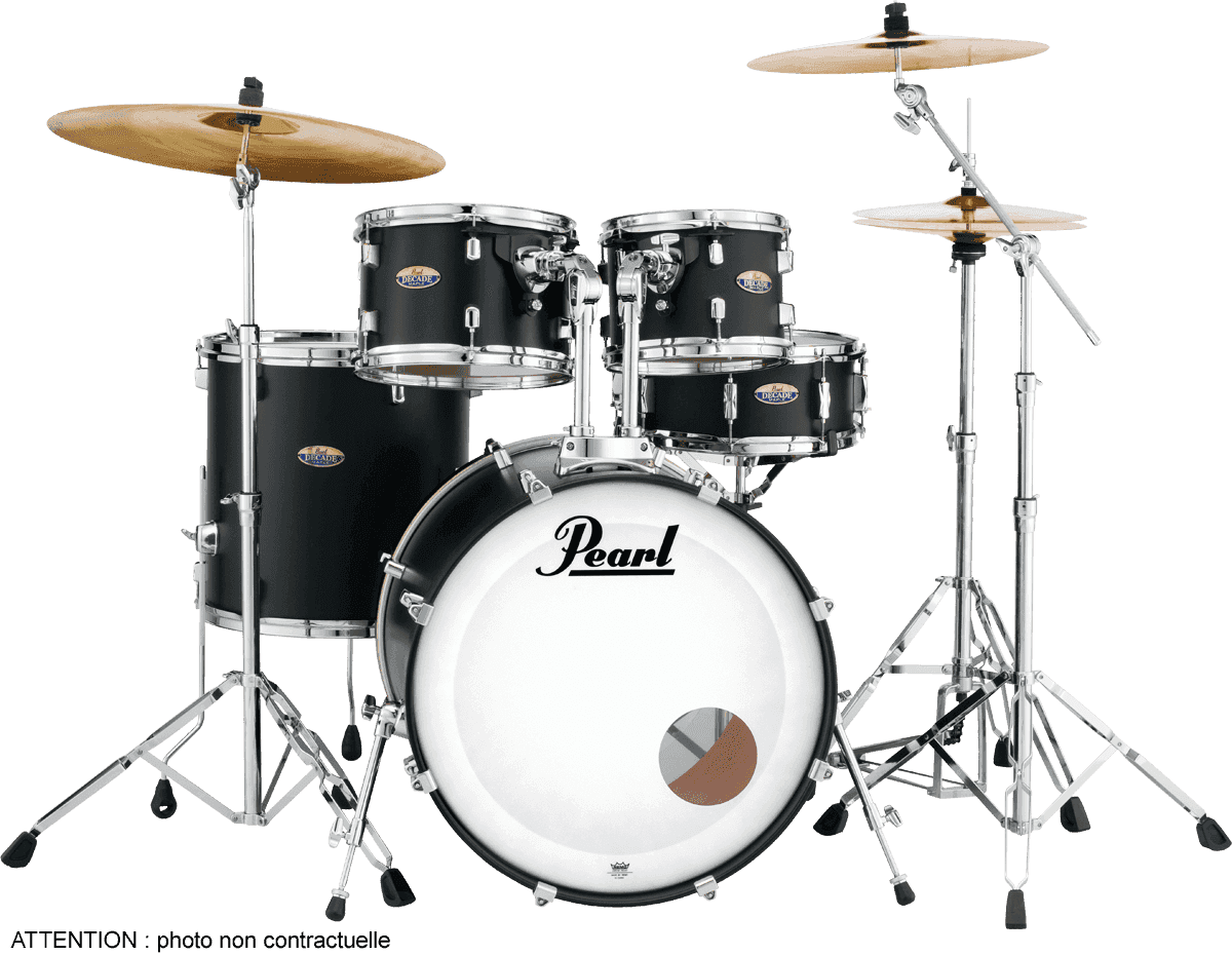 Pearl DECADE MAPLE FUSION 20 SATIN SLATE BLACK