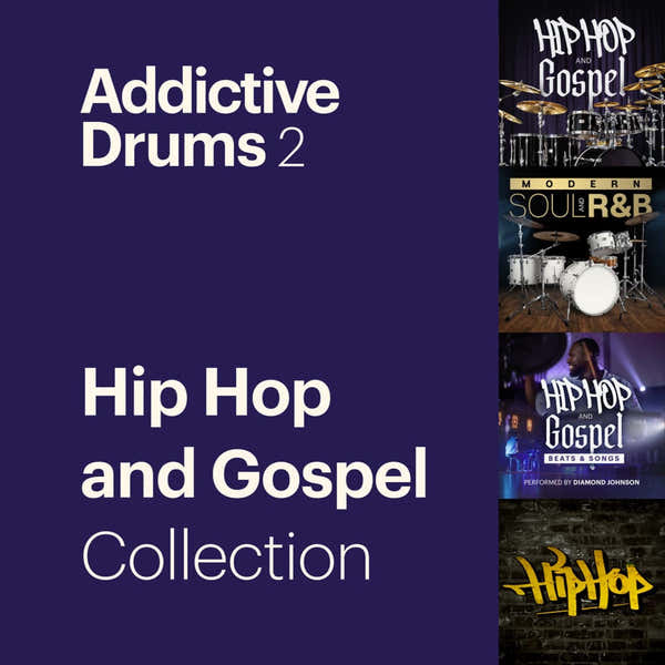 XLN Audio Addictive Drums 2 Hip Hop and Gospel Collection