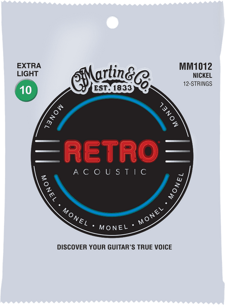MM1012 RETRO MONEL SET RETRO MONEL SET 12 EXTRA-LIGHT STRINGS
