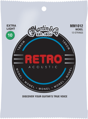 MM1012 RETRO MONEL SET RETRO MONEL SET 12 EXTRA-LIGHT STRINGS