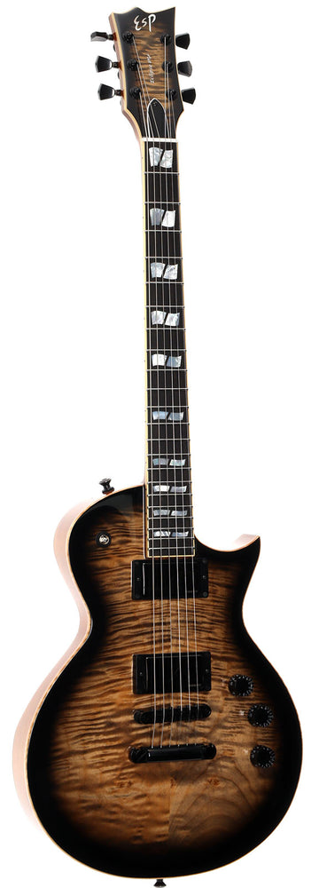 USA Eclipse Quilted Maple Fishman See-Thru Black Sunburst