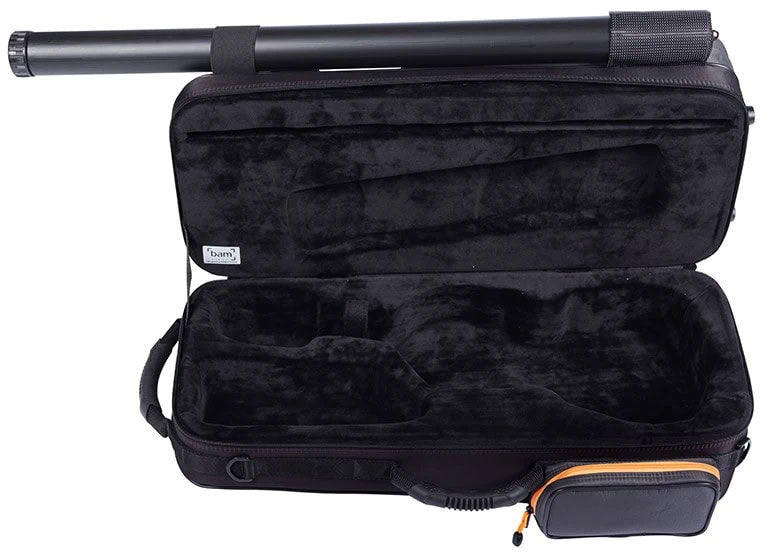 4/4 COMPACT PEAK PERFORMANCE VIOLIN CASE - BLACK GREY