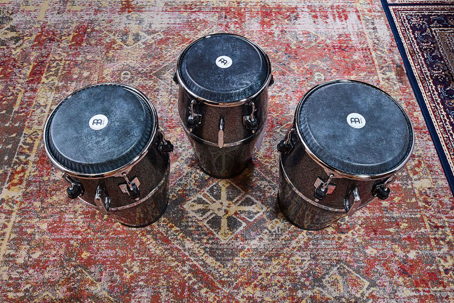 Artist Series Diego Galé Quinto 11"/REMO® Black Calfskin Skyndeep Heads - Midnight Star